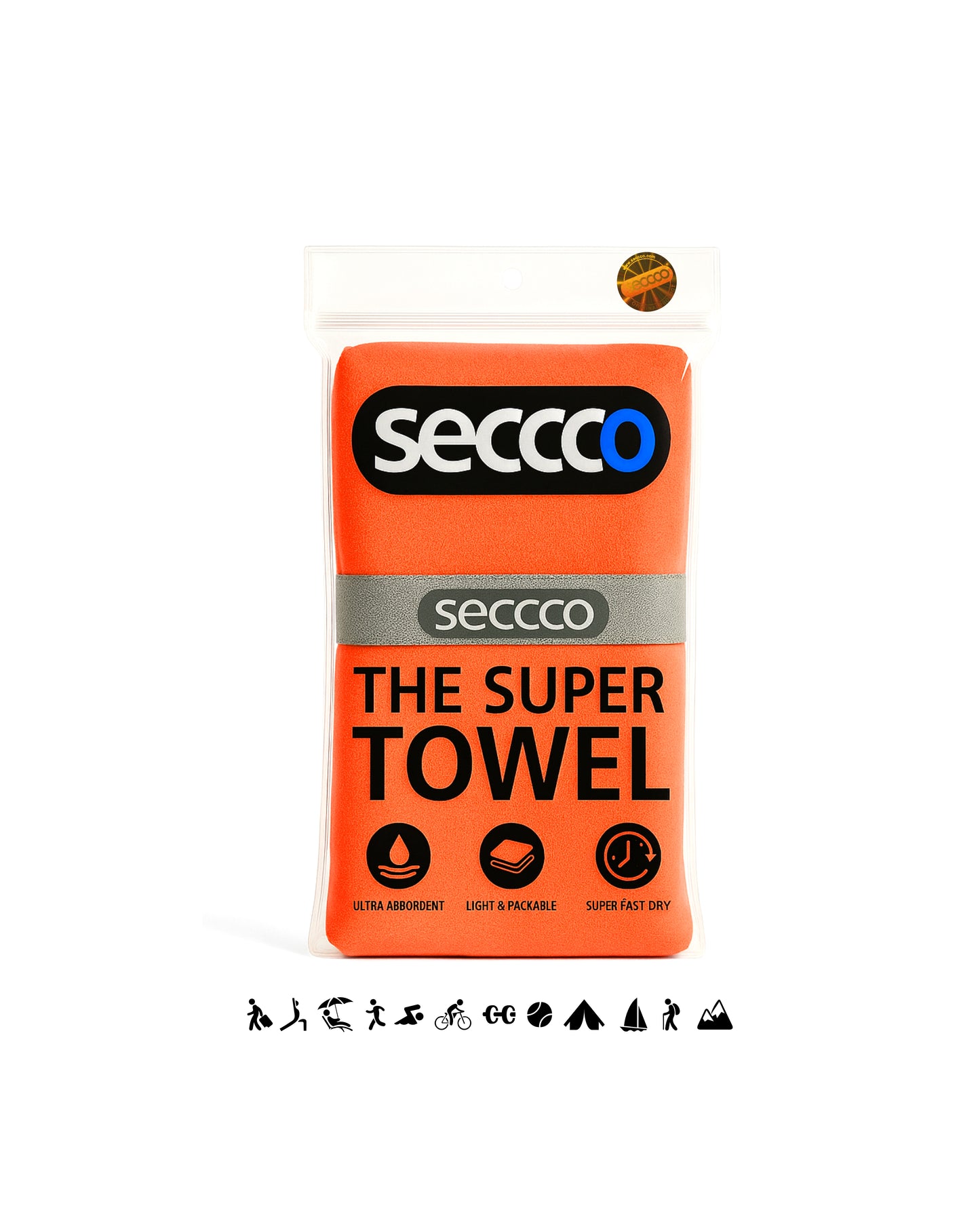 SECCCO The Super Towel - SALMON ATOMIC