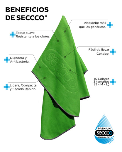 SECCCO The Super Towel - LUCKY GREEN