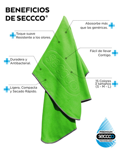 SECCCO The Super Towel - GREEN PERICO 2.0