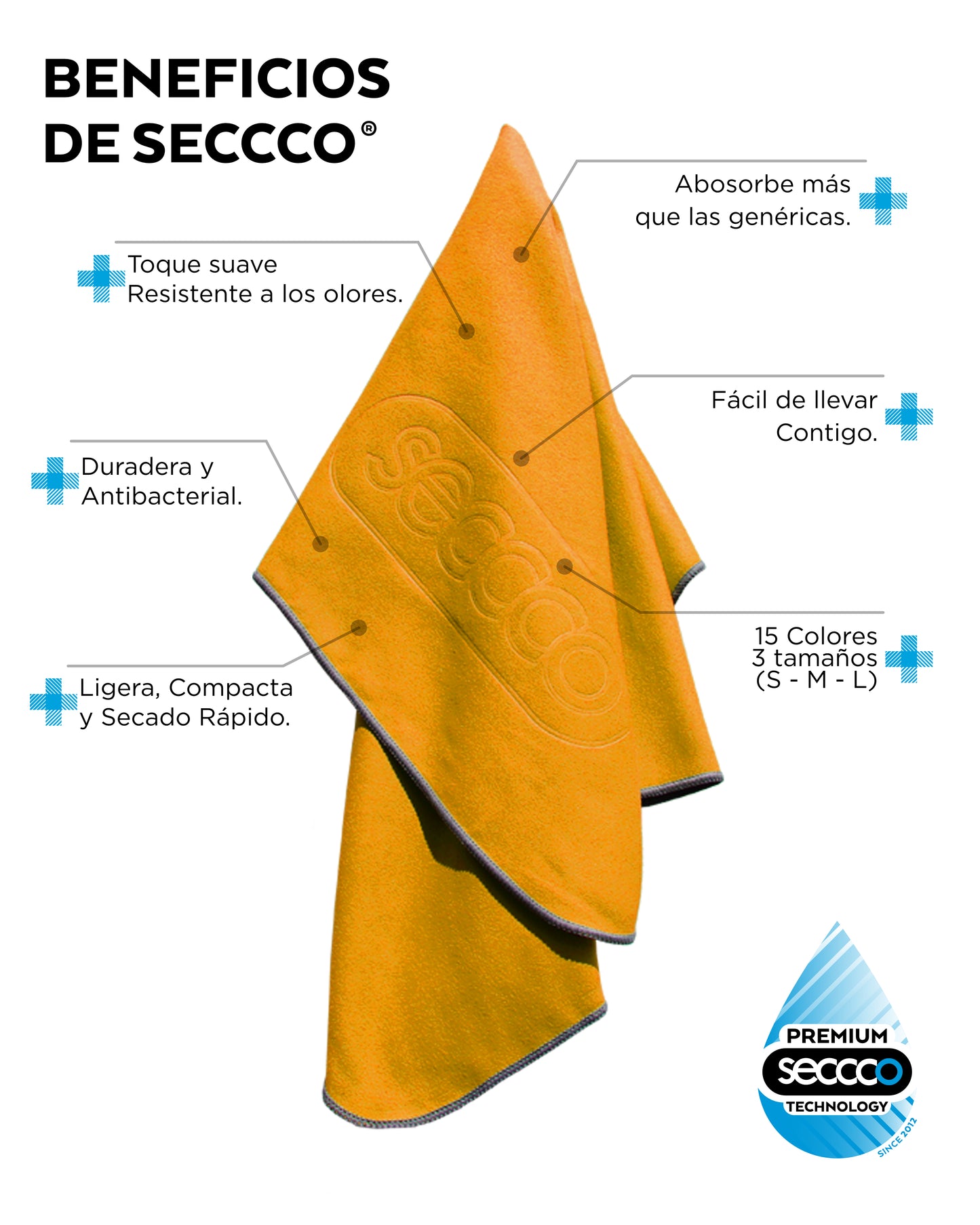 SECCCO The Super Towel - SPICY MUSTARD