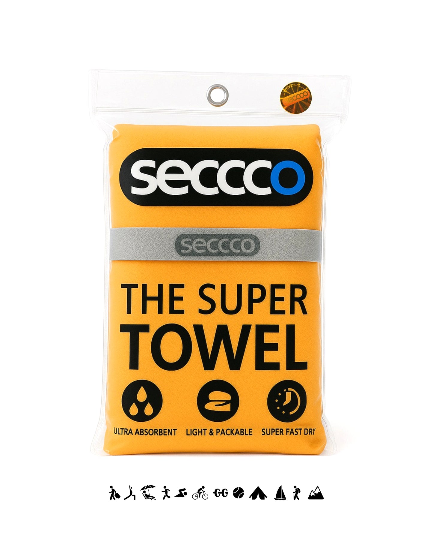 SECCCO The Super Towel - SPICY MUSTARD