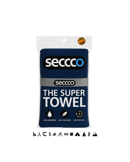 SECCCO The Super Towel - NAVY BLUE