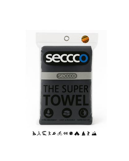 SECCCO The Super Towel - DARK GREY