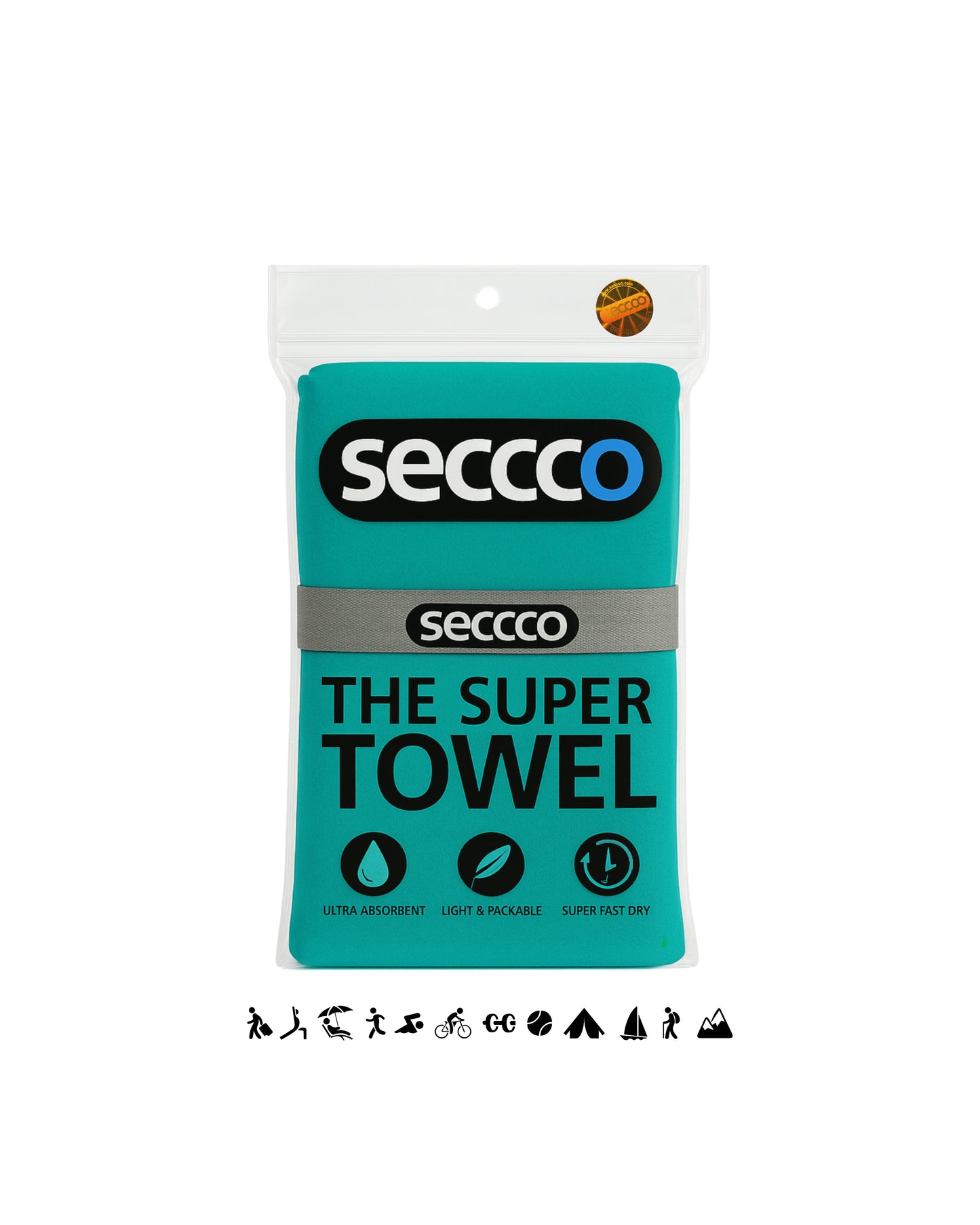 SECCCO The Super Towel - AQUA