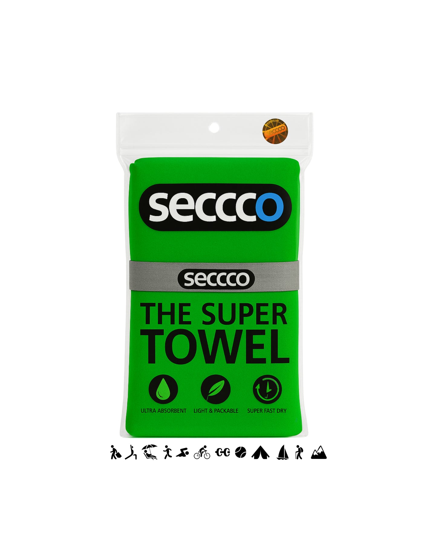 SECCCO The Super Towel - GREEN PERICO 2.0