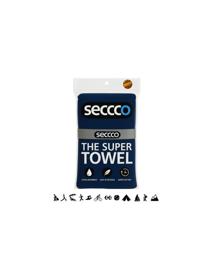 SECCCO The Super Towel - NAVY BLUE