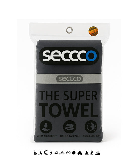 SECCCO The Super Towel - DARK GREY