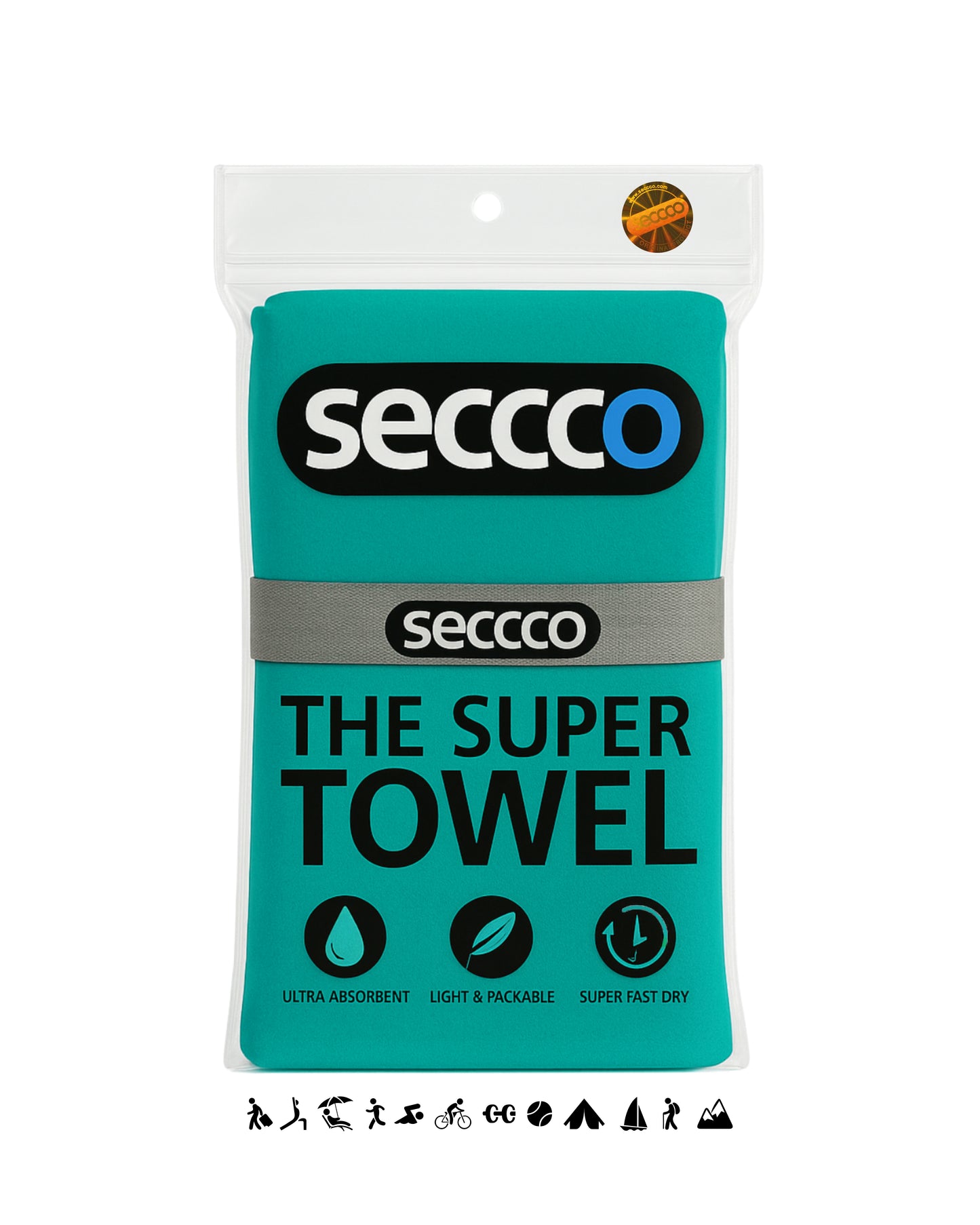 SECCCO The Super Towel - AQUA
