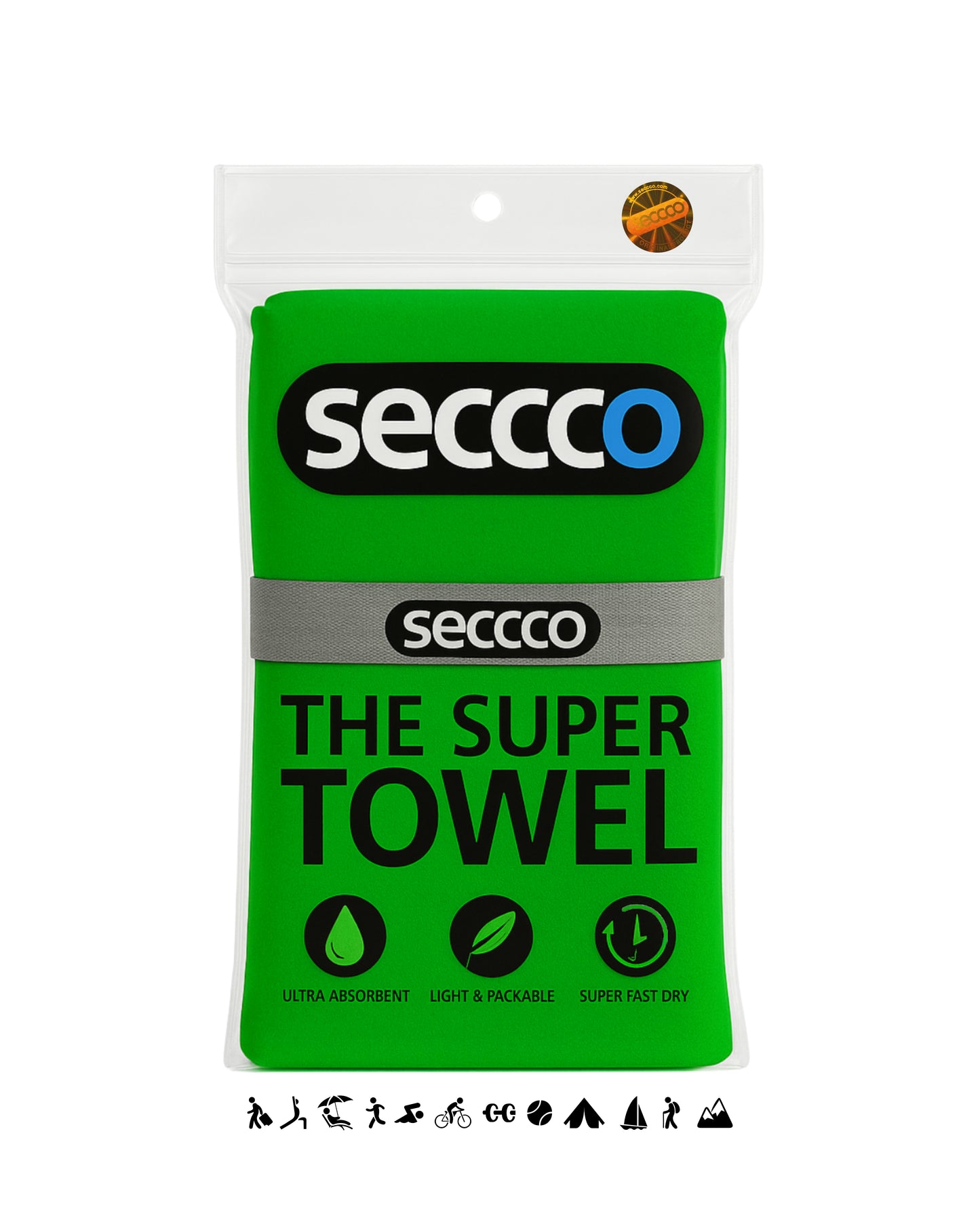 SECCCO The Super Towel - GREEN PERICO 2.0
