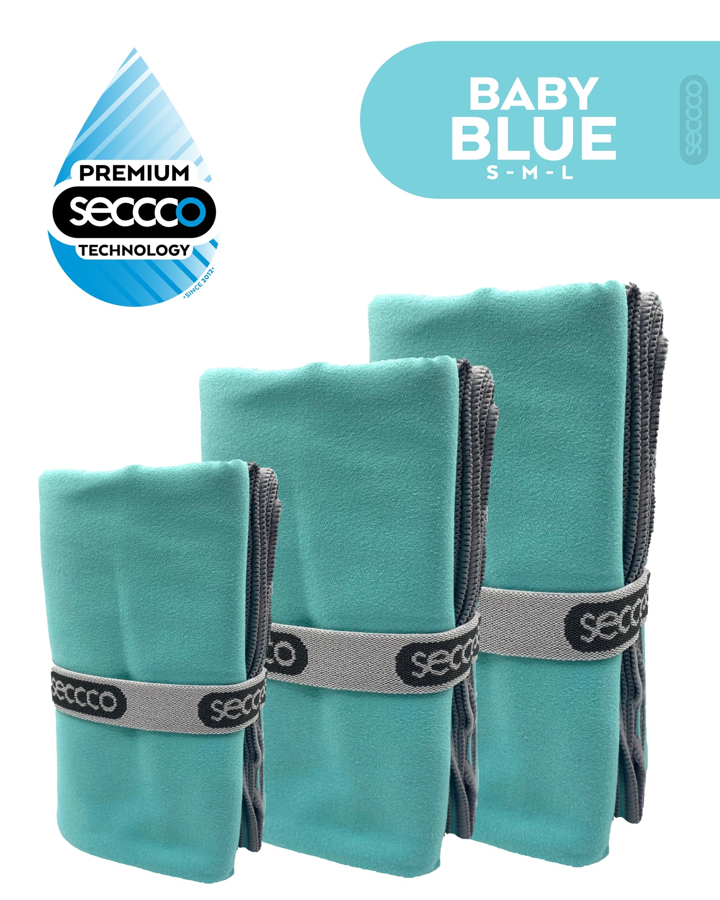 SECCCO The Super Towel - BABY BLUE